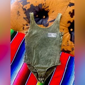 Army green body suite